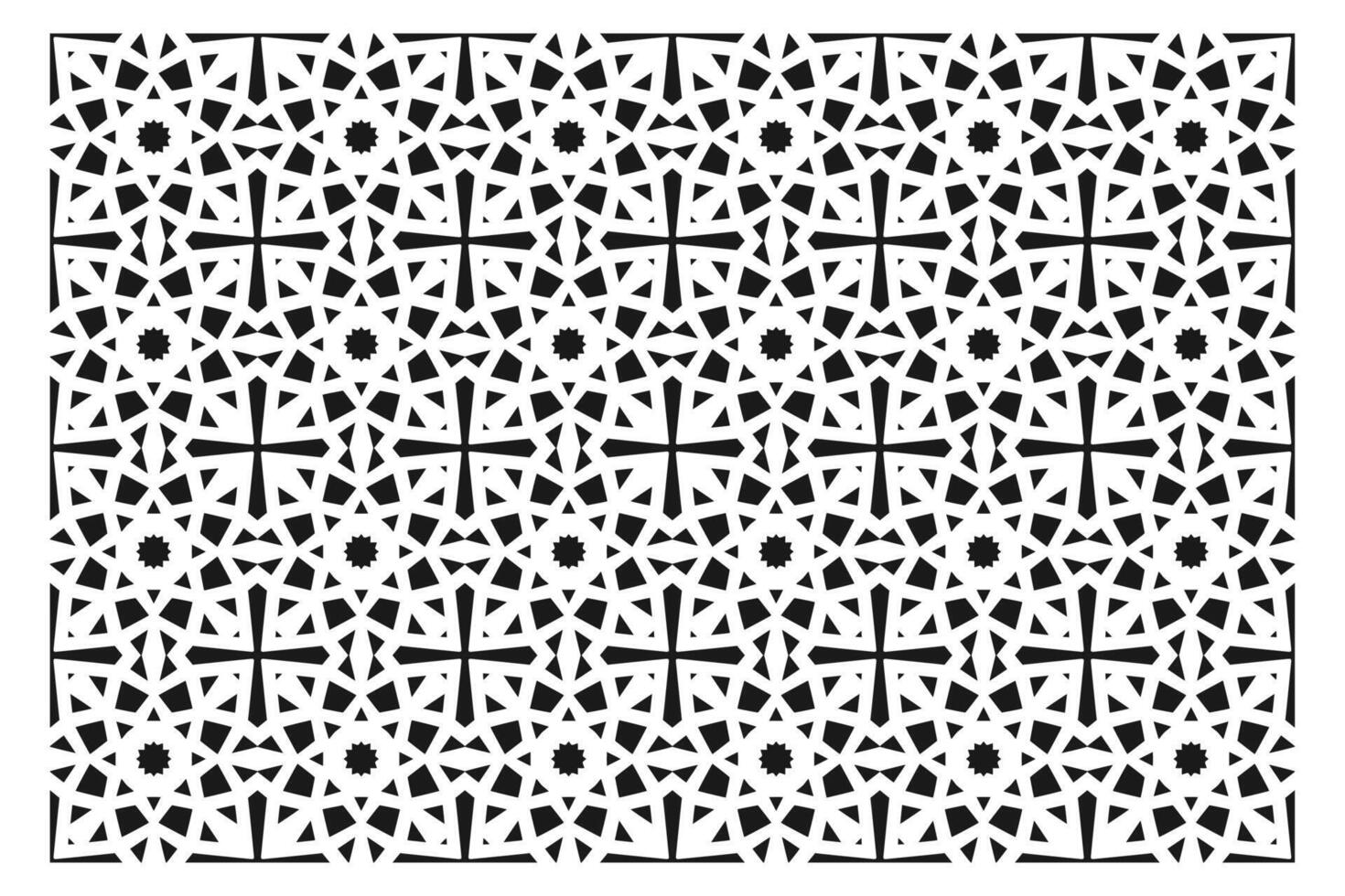 islamisch geometrisch Muster. abstrakt Mandala. ethnisch dekorativ Element vektor