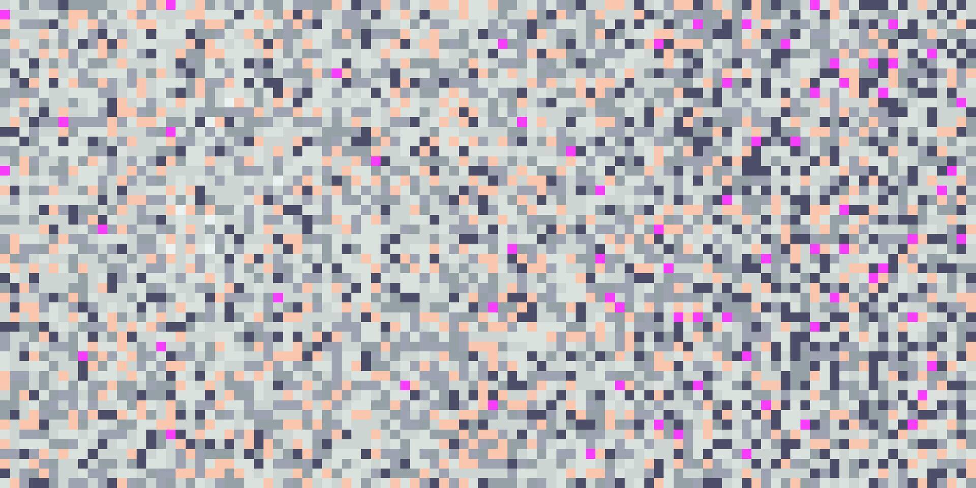 Pixel Kunst abstrakt Hintergrund retro 90 s Stil nahtlos Muster vektor