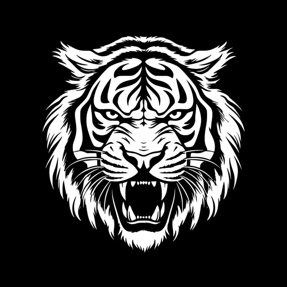 Tiger - - hoch Qualität Logo - - Illustration Ideal zum T-Shirt Grafik vektor