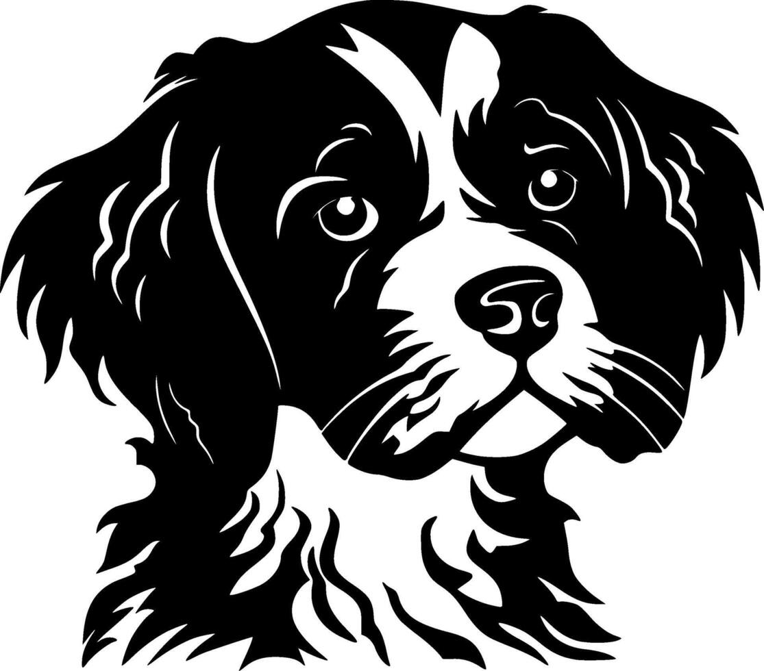 terrier - minimalistisk och platt logotyp - illustration vektor