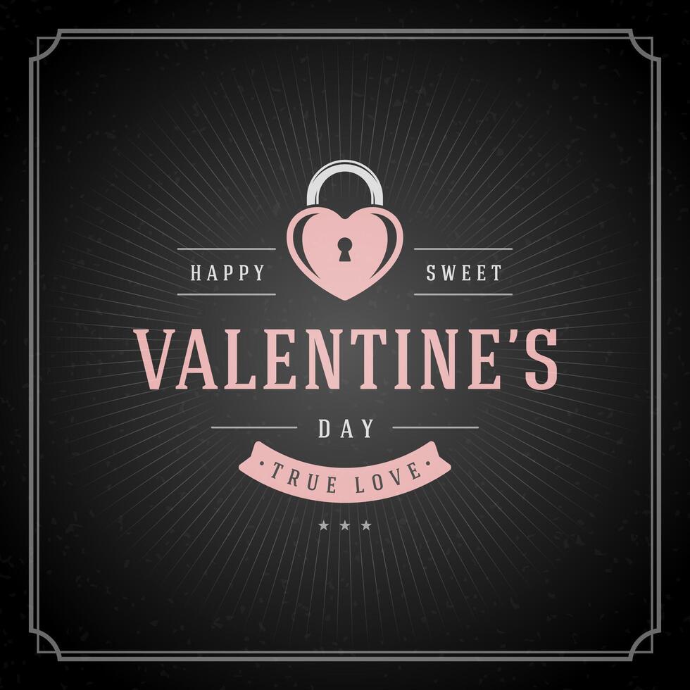 Valentinsgrüße Tag Karte mit Herz vektor
