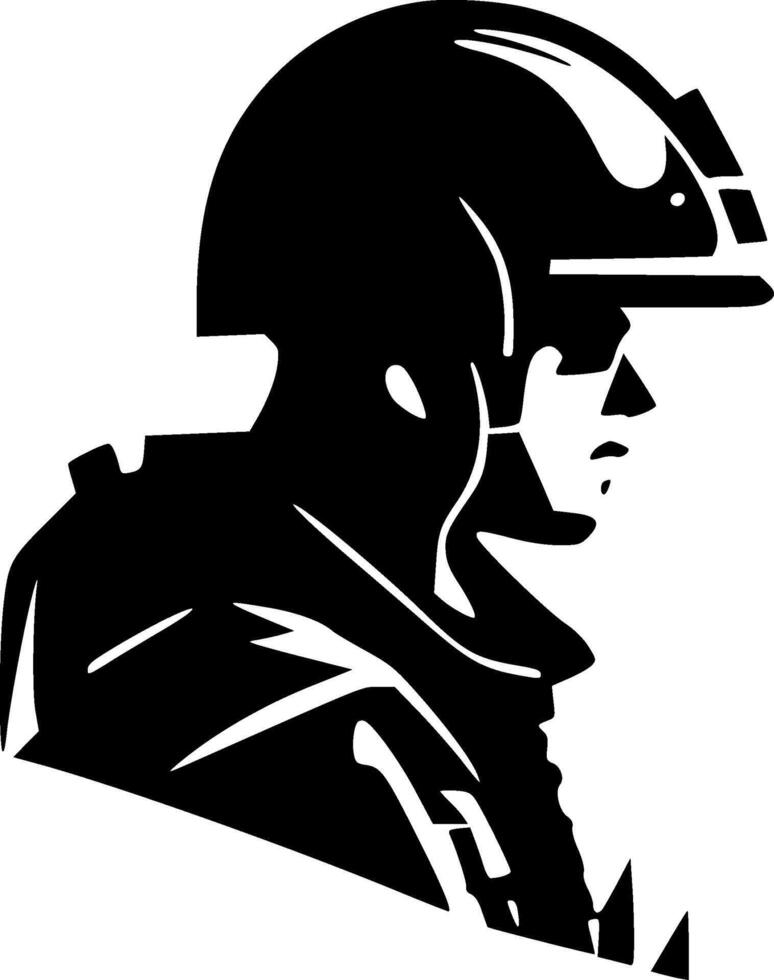 Soldat - - hoch Qualität Logo - - Illustration Ideal zum T-Shirt Grafik vektor