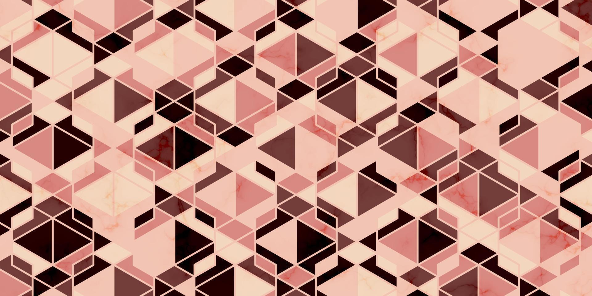 geometrischer Musterluxus des rosa Hintergrundes vektor