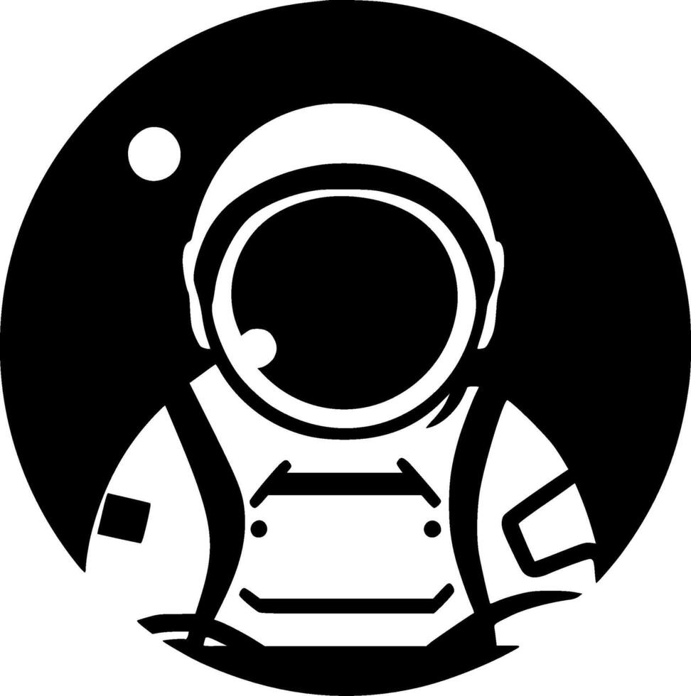 Astronaut - - hoch Qualität Logo - - Illustration Ideal zum T-Shirt Grafik vektor