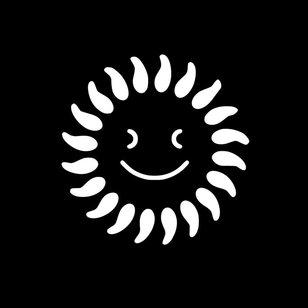 Sonne - - minimalistisch und eben Logo - - Illustration vektor