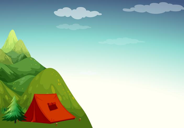 Campingplats vektor