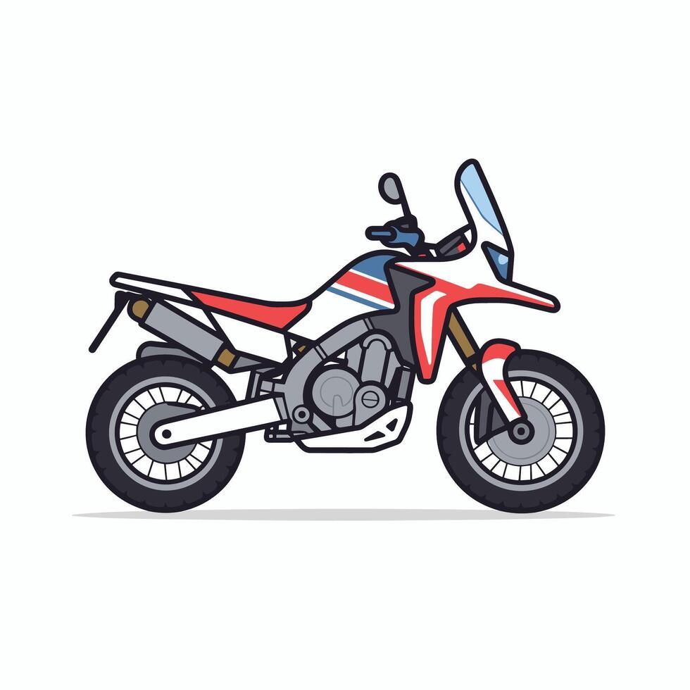 Motorrad Design Illustration vektor