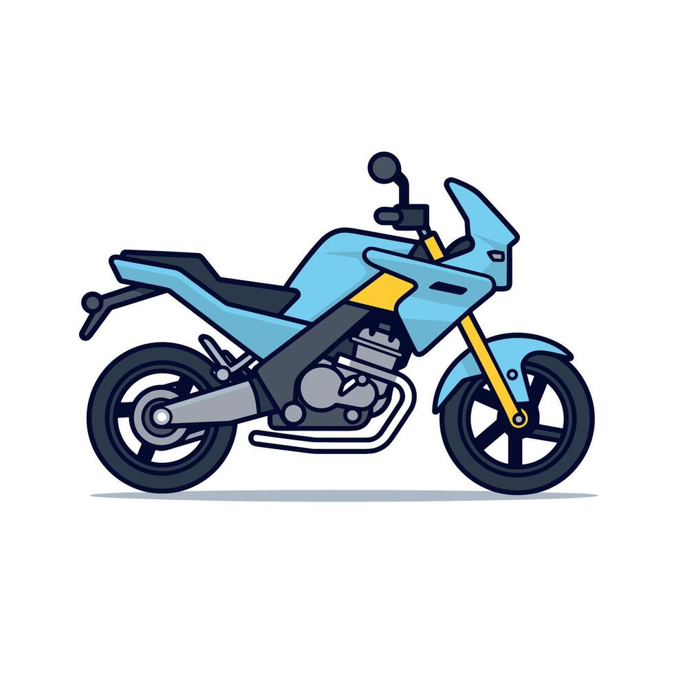 Grün Motorrad Design Illustration vektor