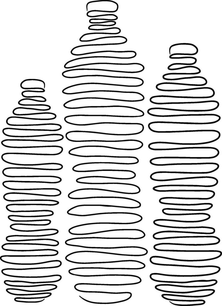 kontinuerlig linje teckning av flaska av vatten . illustration vektor