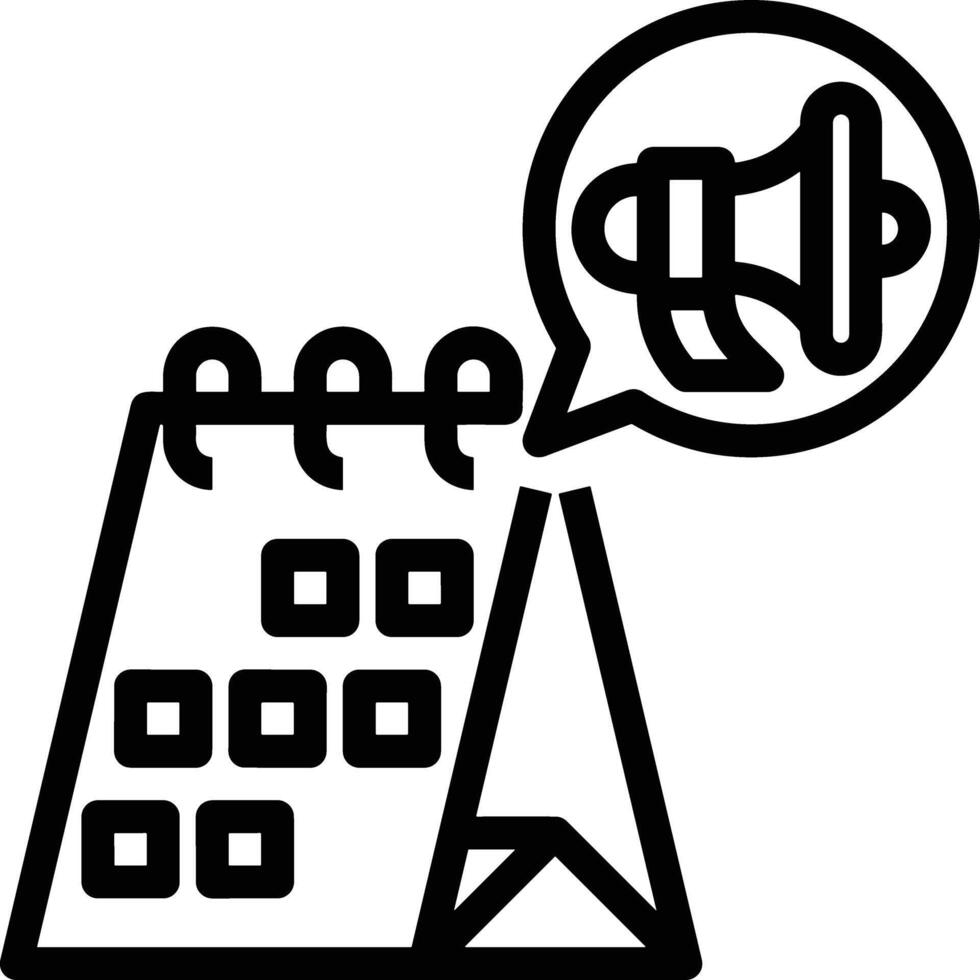 kalender ikon symbol bild för schema eller utnämning vektor