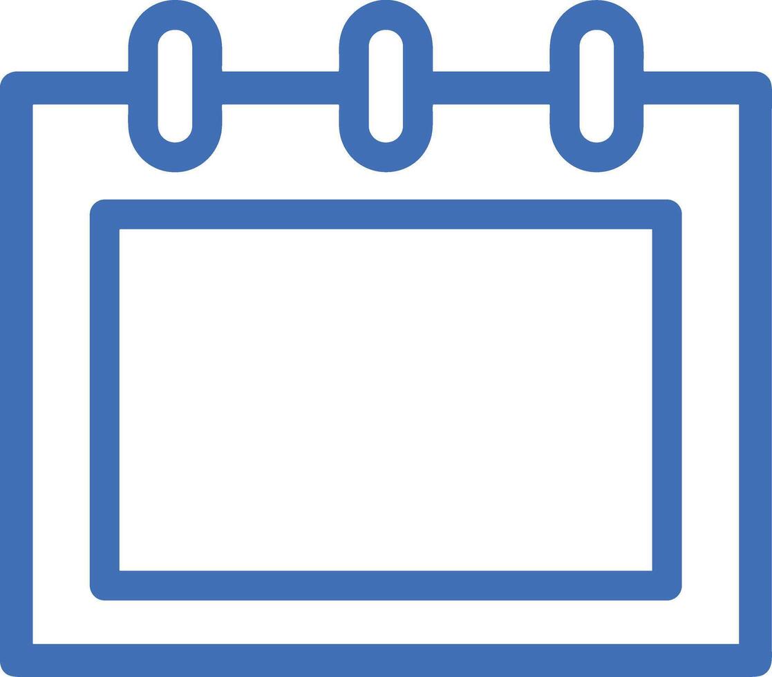 kalender ikon symbol bild för schema eller utnämning vektor