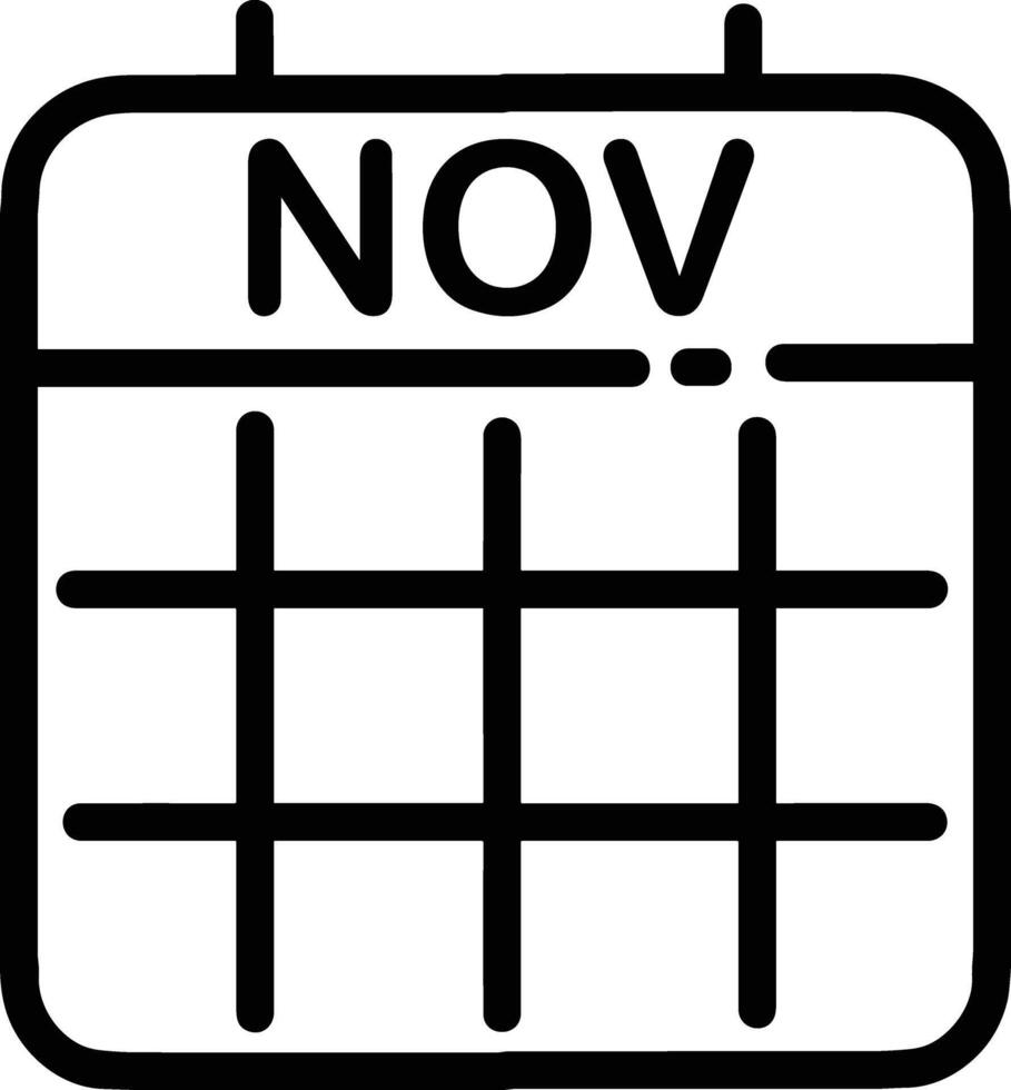 kalender ikon symbol bild för schema eller utnämning vektor