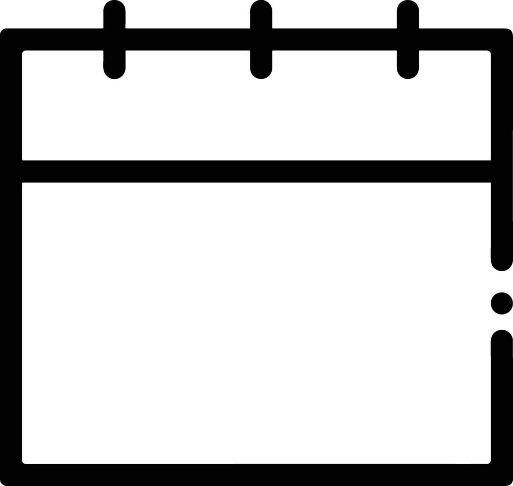 Kalender Symbol Symbol Bild zum Zeitplan oder geplanter Termin vektor