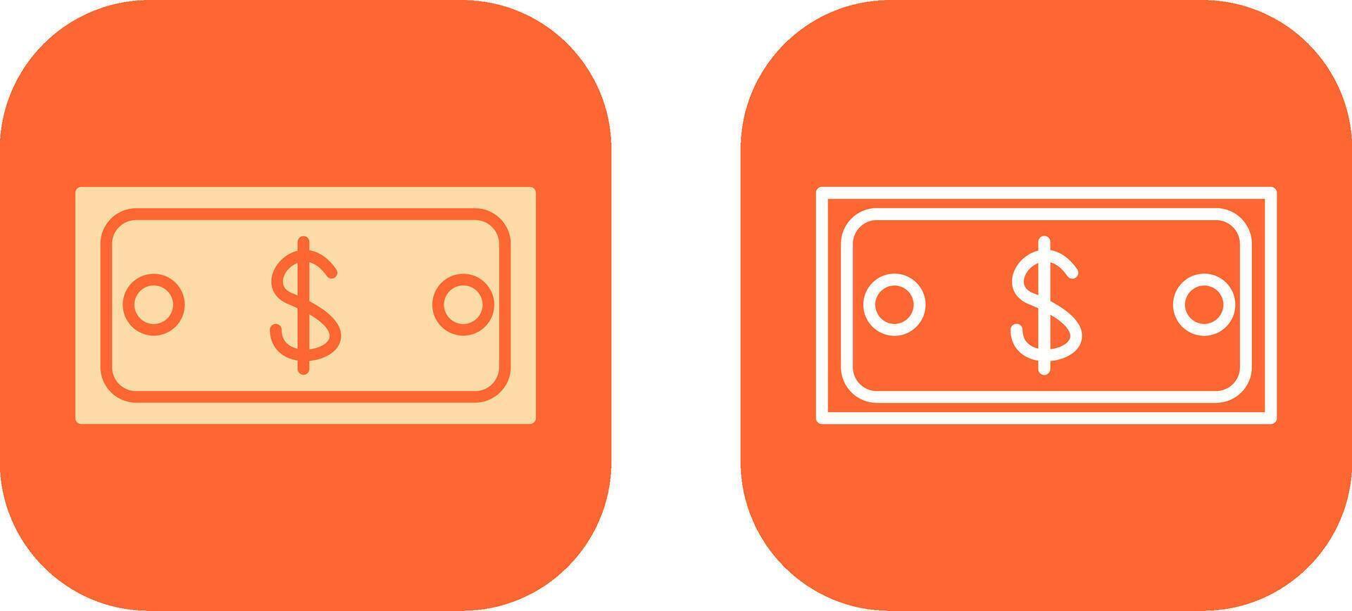 Geld-Icon-Design vektor