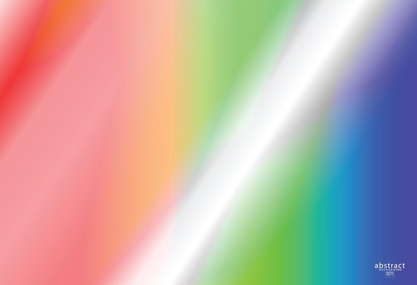 abstrakte unscharfe Farbverlaufshintergrund helle Regenbogenfarben. bunte glatte weiche Bannerschablone. kreative lebendige Vektorillustration vektor