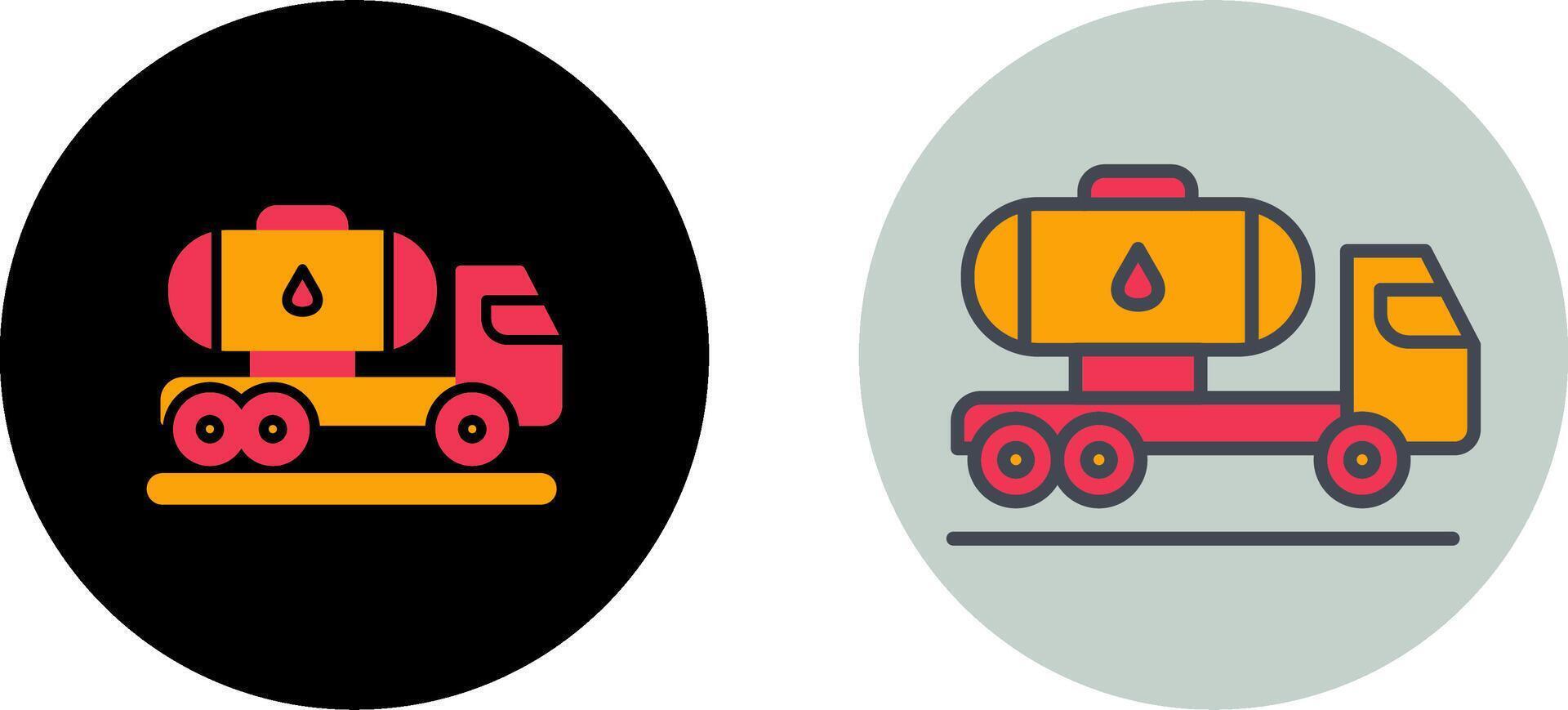 Tankwagen-Icon-Design vektor