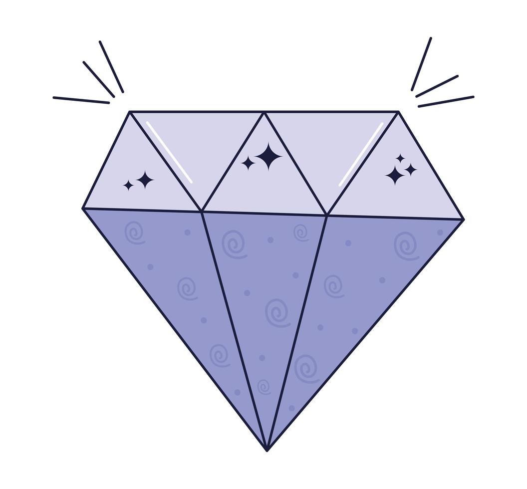lila diamantdesign vektor
