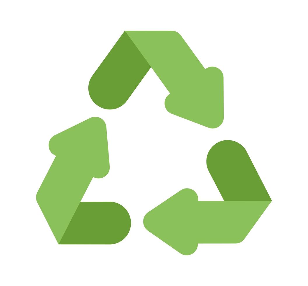 cooles Recycling-Symbol vektor
