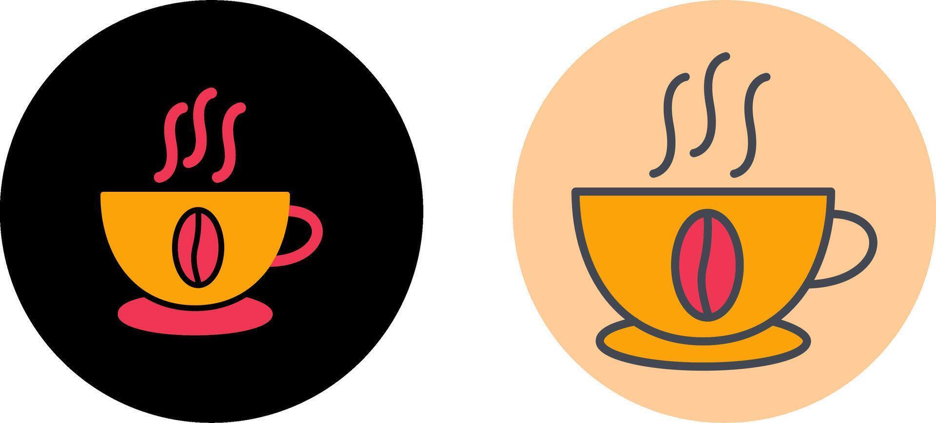 Kaffee-Icon-Design vektor