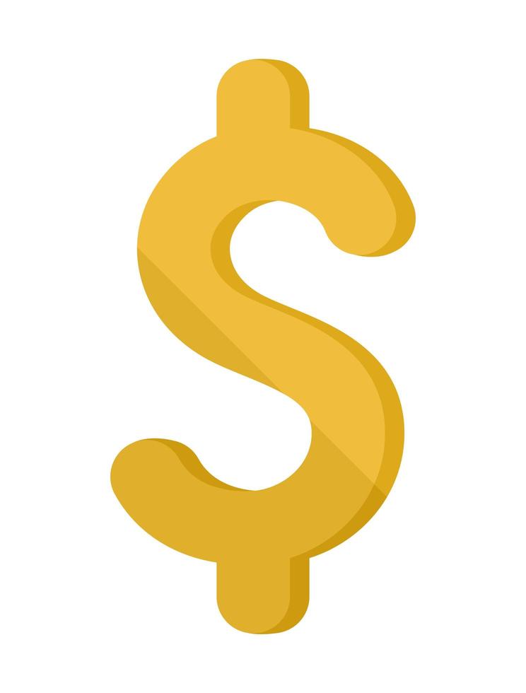 dollar symbol design vektor