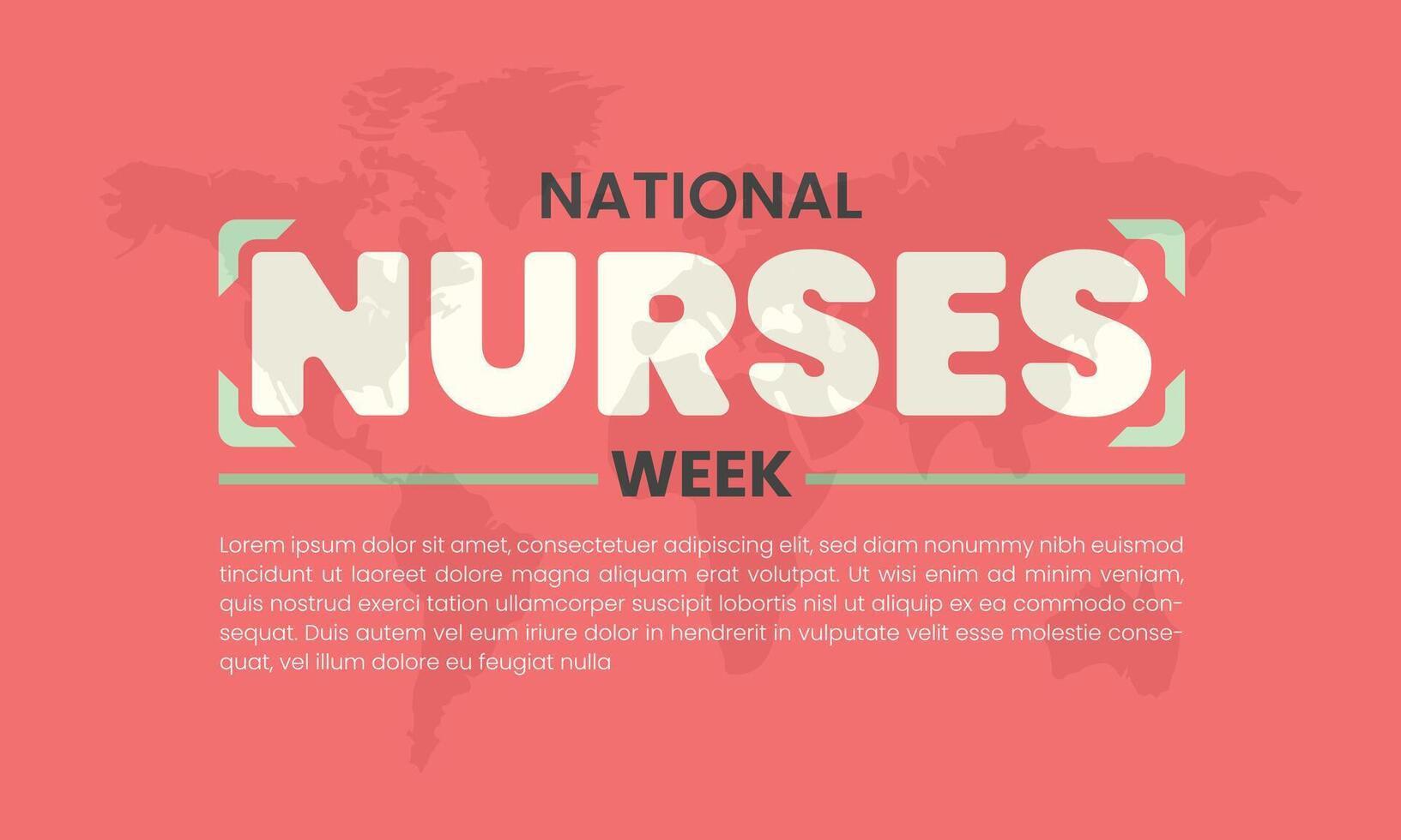 Auszeichnung unser Helden feiern National Krankenschwestern Woche vektor