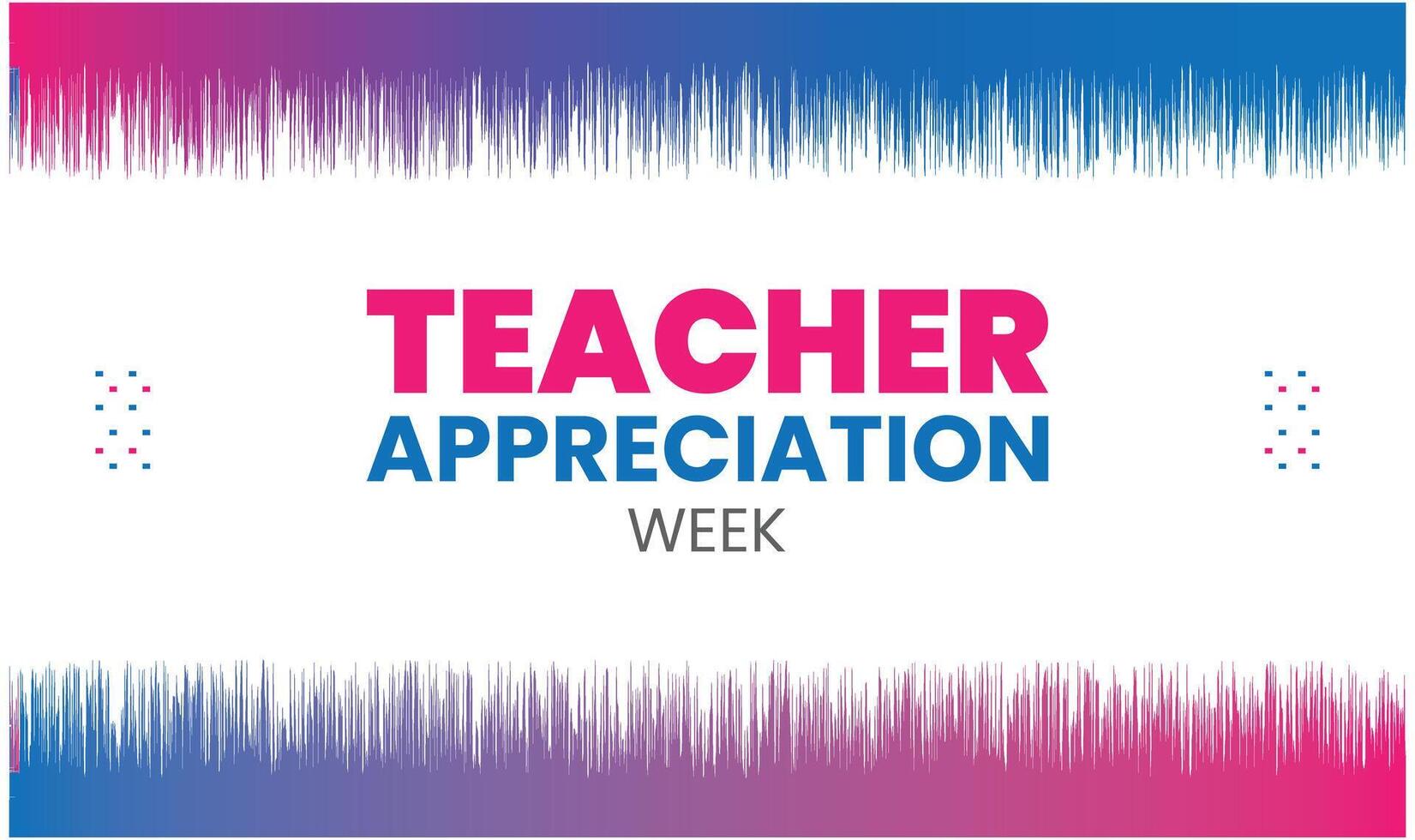 Lehrer Anerkennung Woche Dankbarkeit im Bildung erkennen Lehrer diese vektor