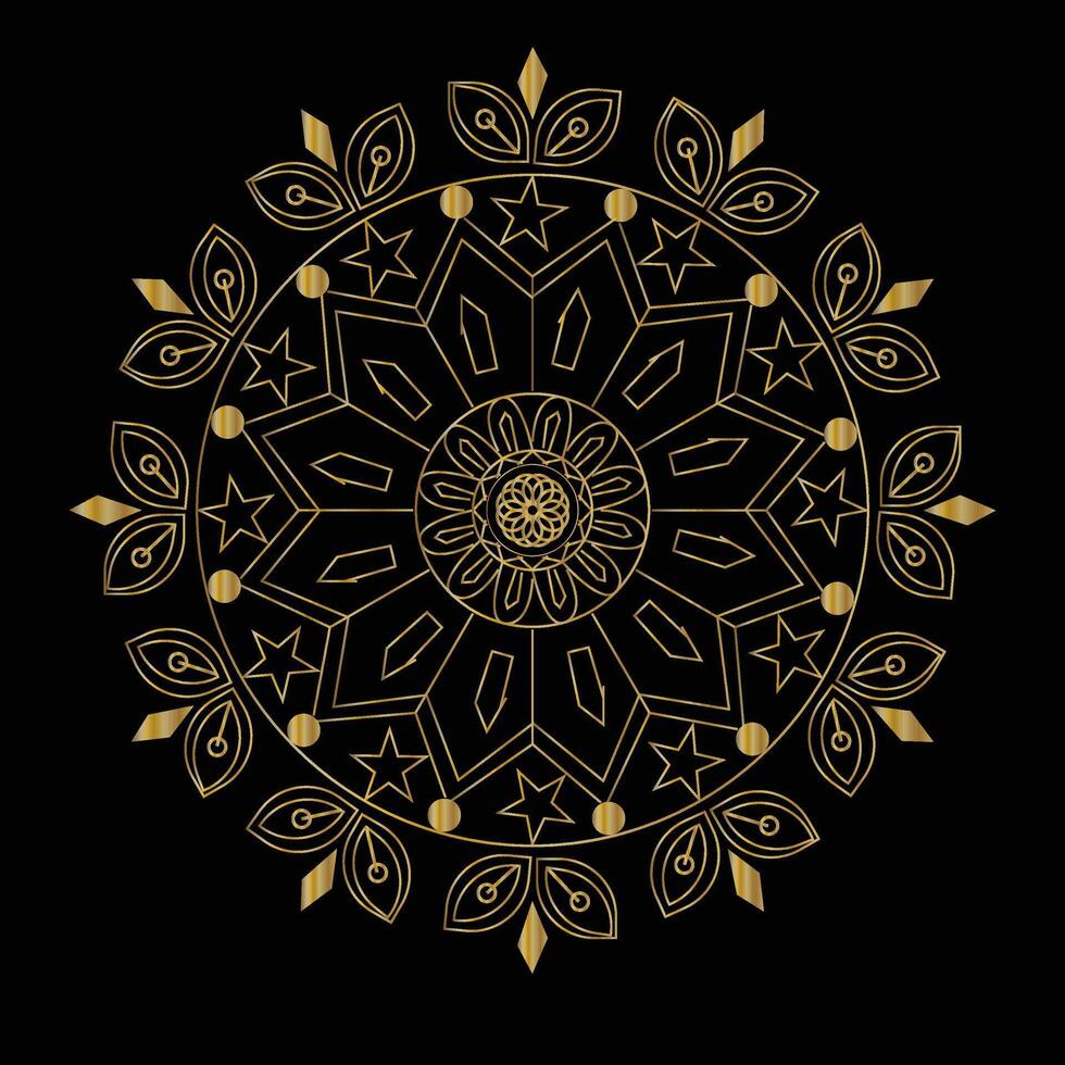 Luxus-Mandala-Design vektor