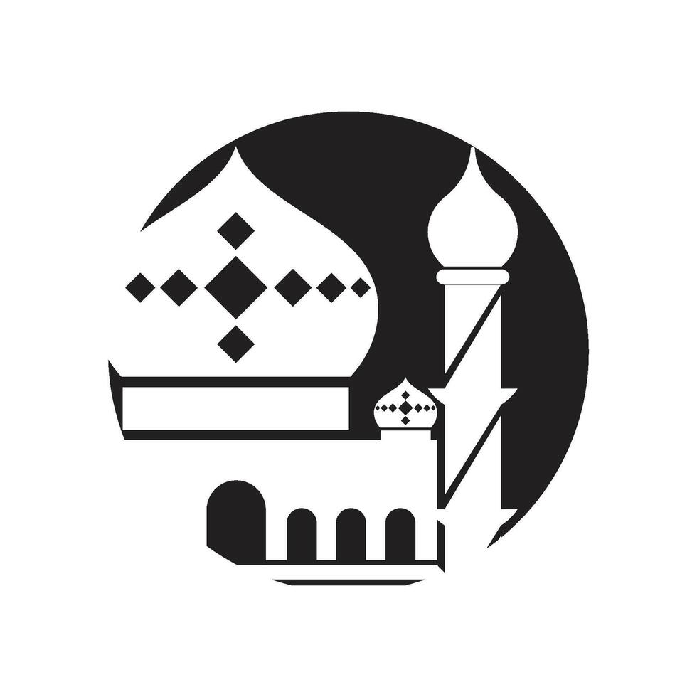 islamisches logo, moschee vektor