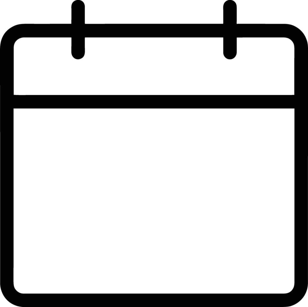 Kalender Symbol Symbol Bild zum Zeitplan oder geplanter Termin vektor