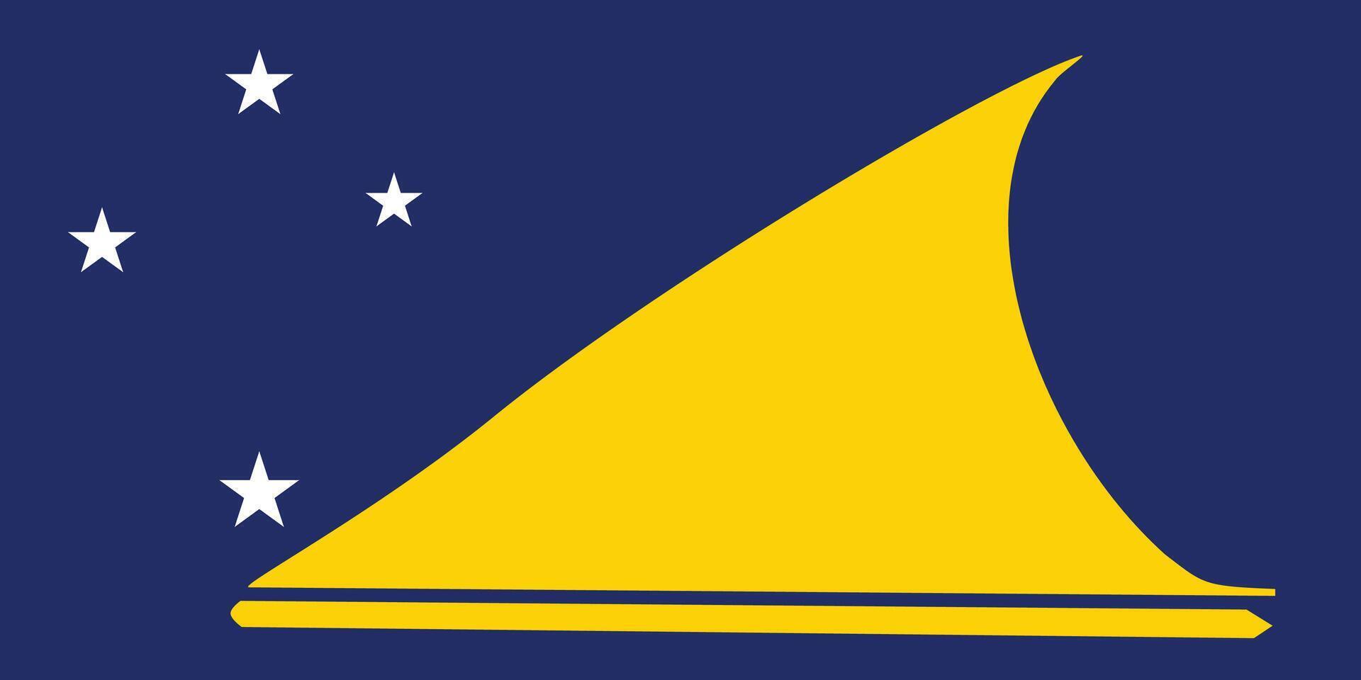 Flagge von Tokelau vektor