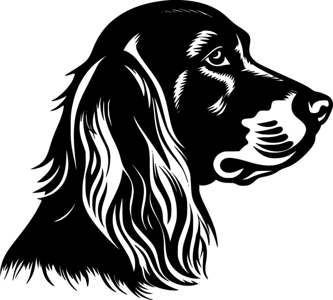 hund - minimalistisk och platt logotyp - illustration vektor