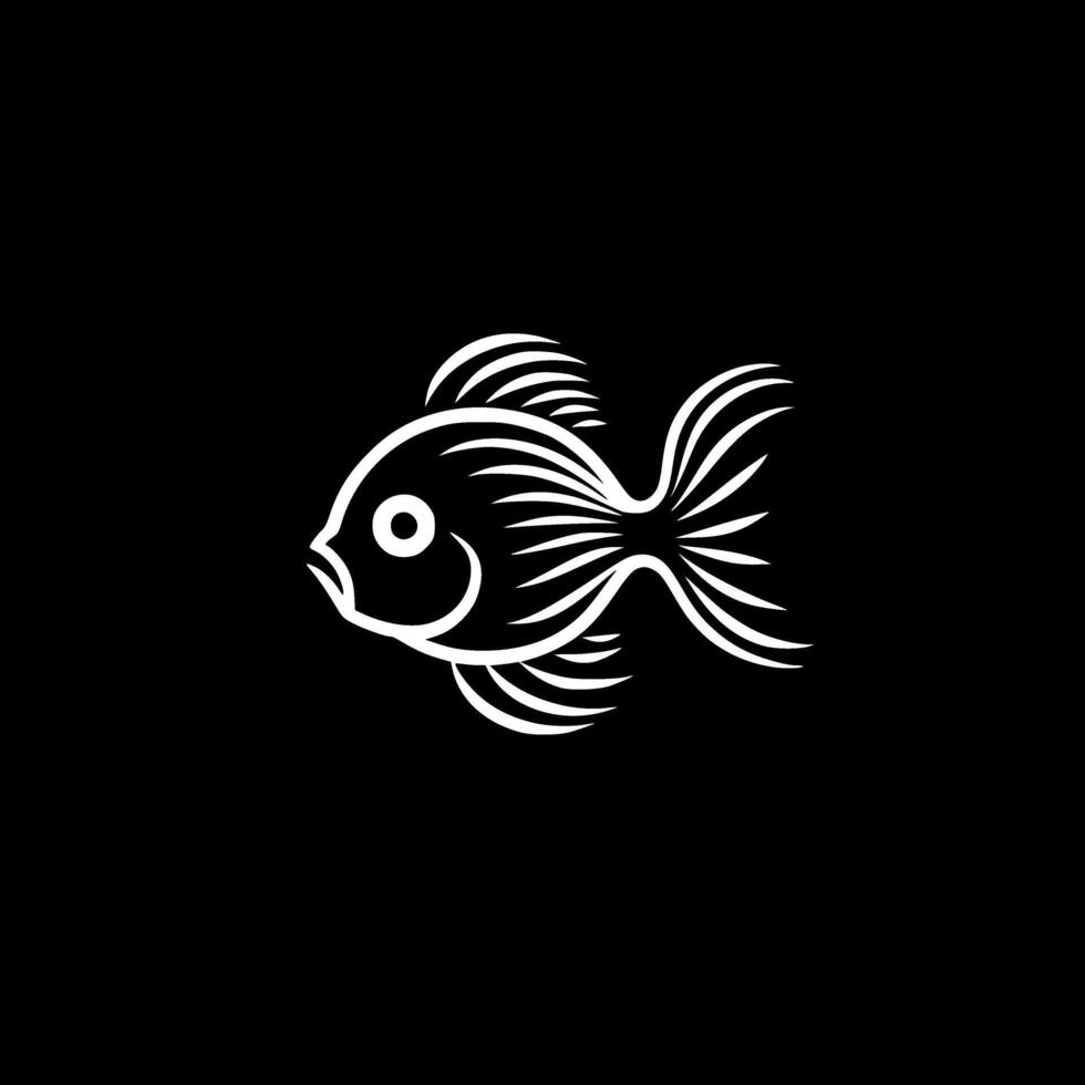Fisch - - hoch Qualität Logo - - Illustration Ideal zum T-Shirt Grafik vektor