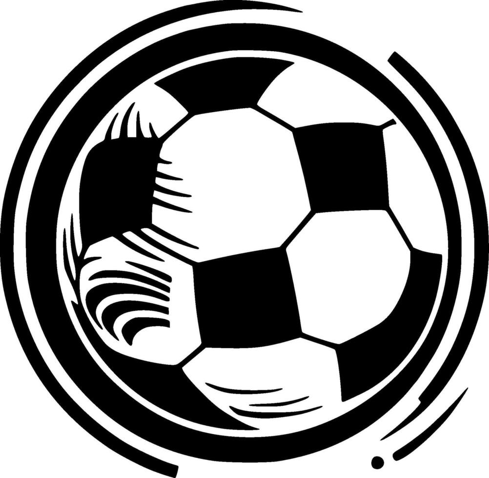 fotboll - hög kvalitet logotyp - illustration idealisk för t-shirt grafisk vektor