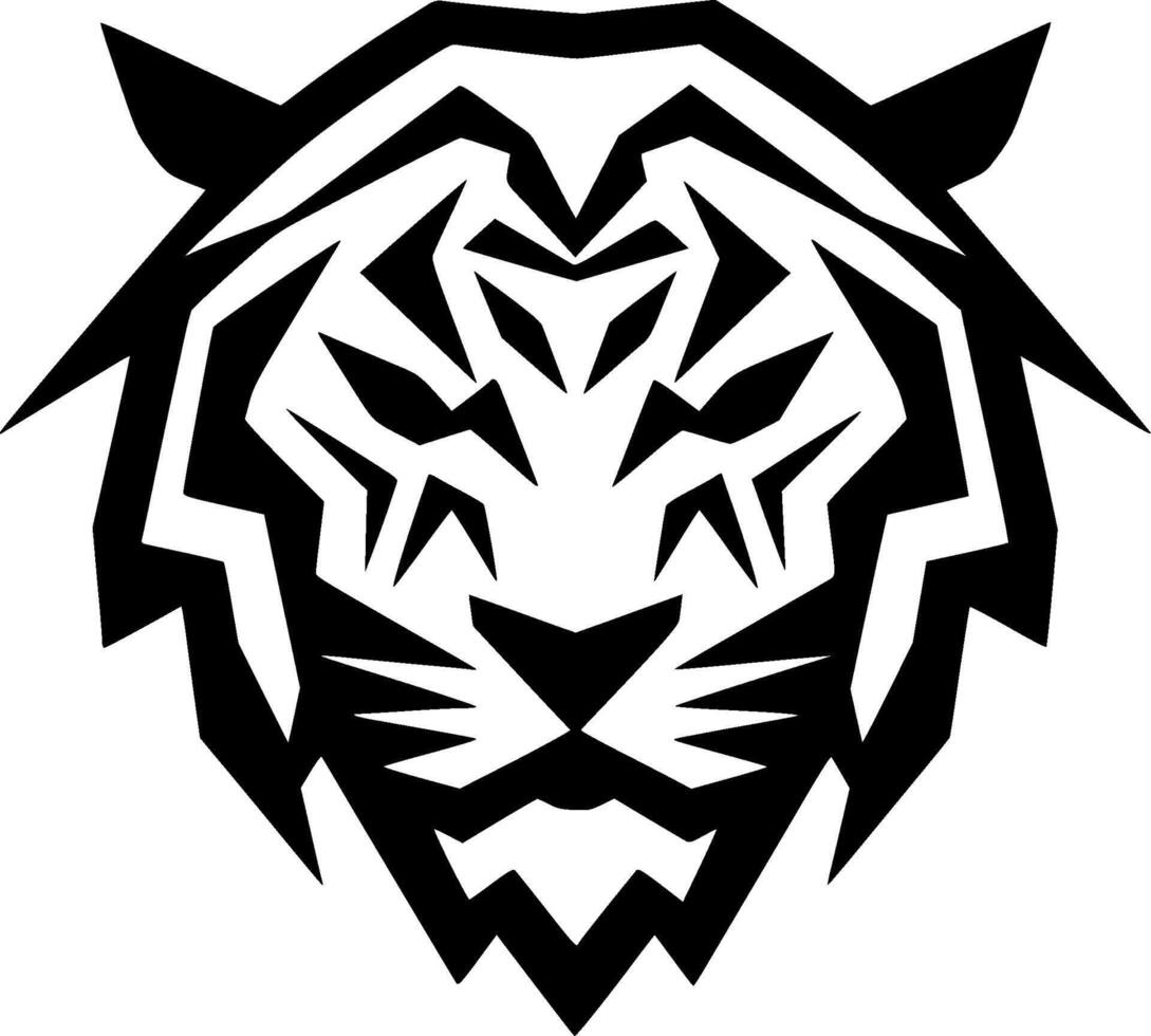 Tiger - - hoch Qualität Logo - - Illustration Ideal zum T-Shirt Grafik vektor