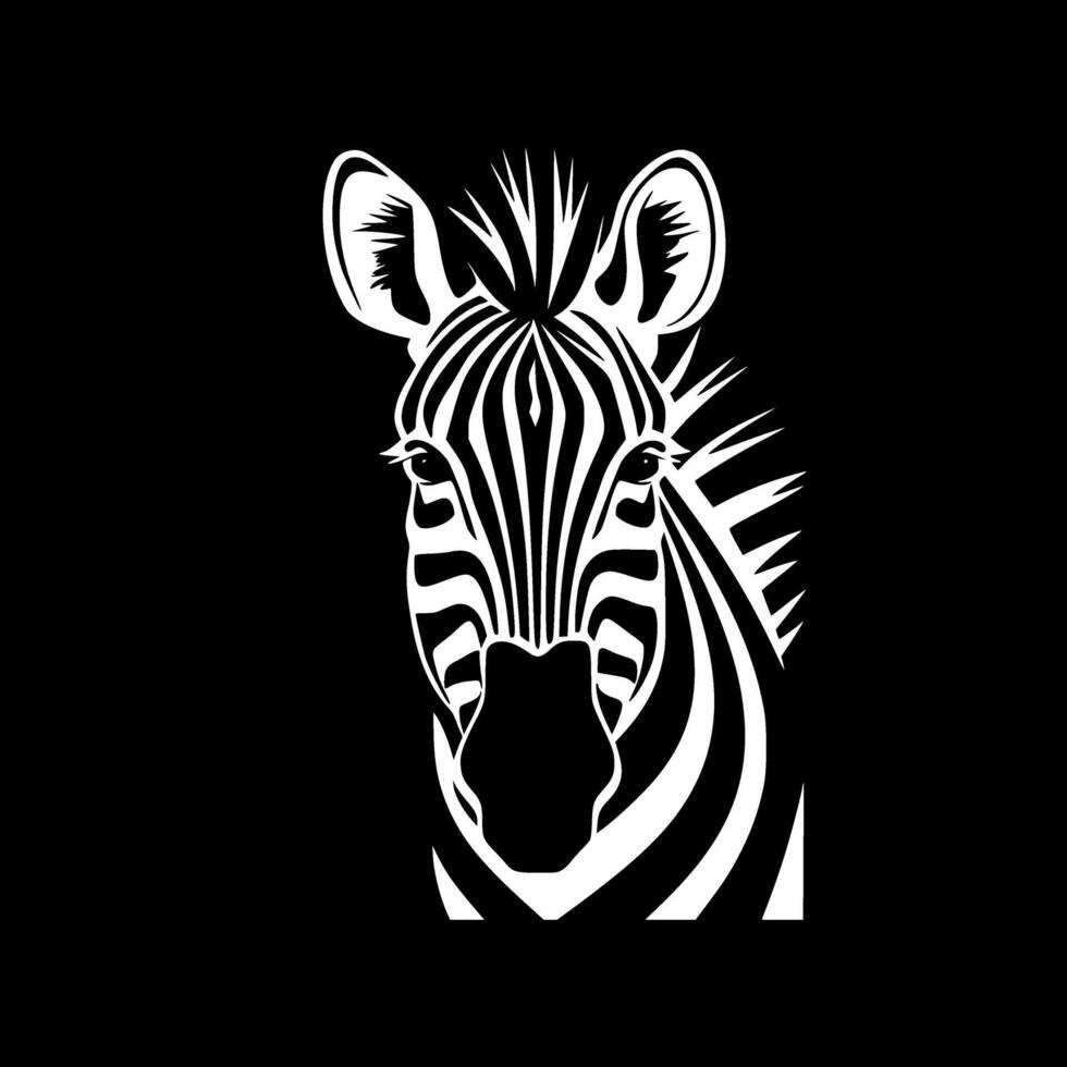 zebra - hög kvalitet logotyp - illustration idealisk för t-shirt grafisk vektor