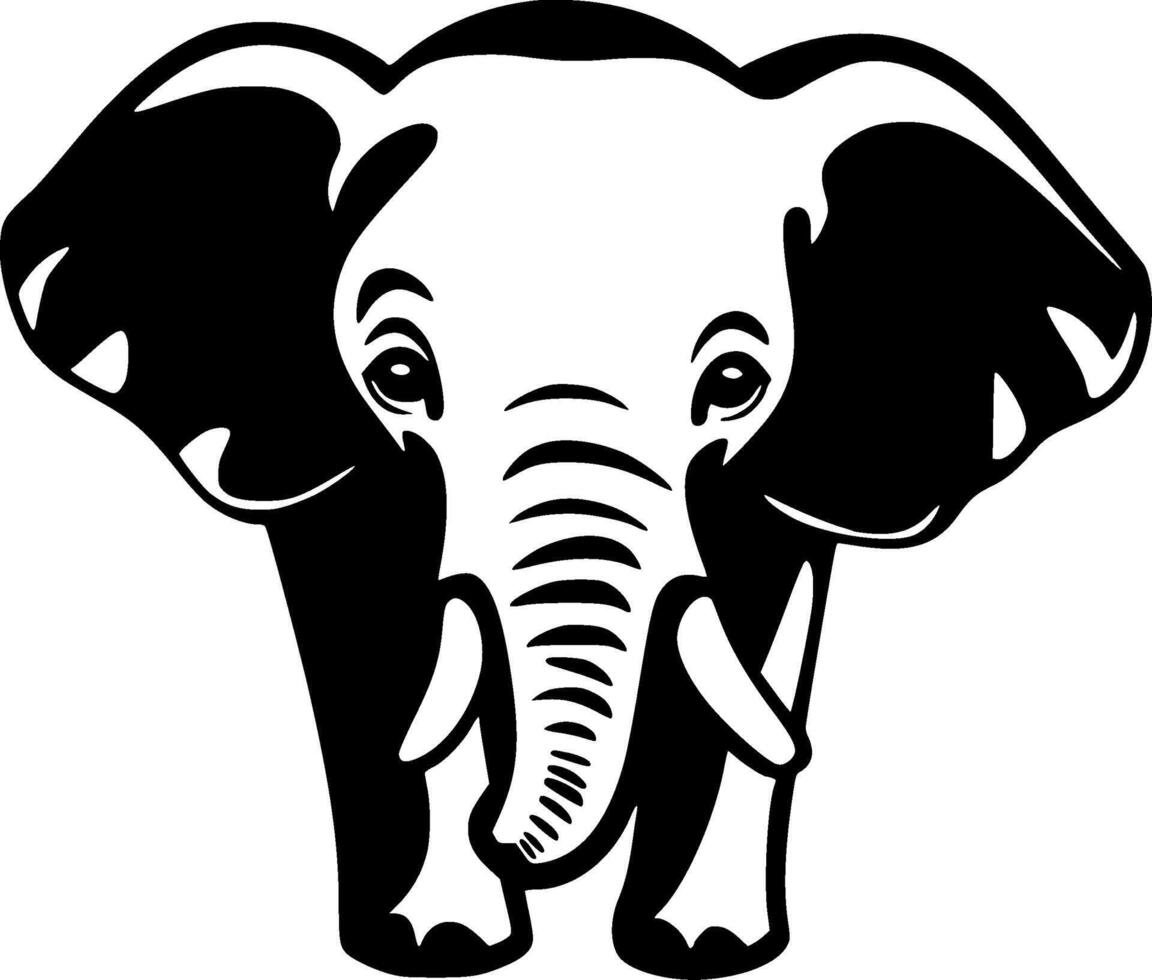 Elefant Baby - - hoch Qualität Logo - - Illustration Ideal zum T-Shirt Grafik vektor