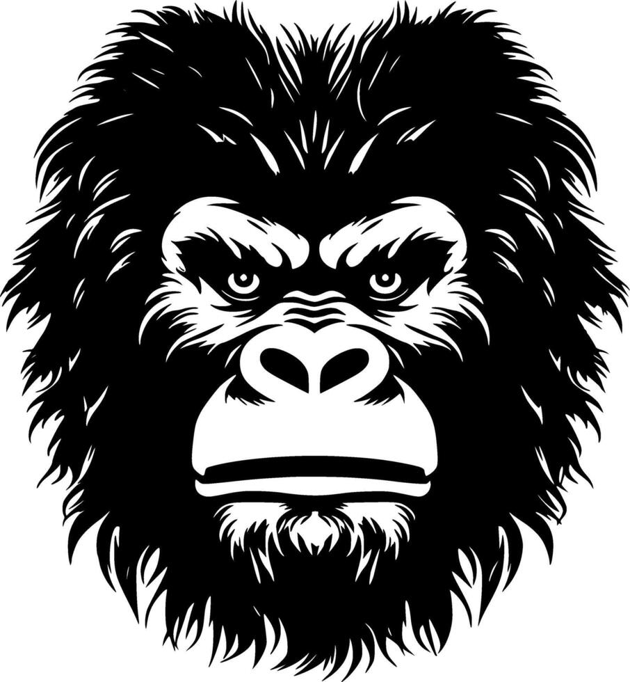 Gorilla - - hoch Qualität Logo - - Illustration Ideal zum T-Shirt Grafik vektor