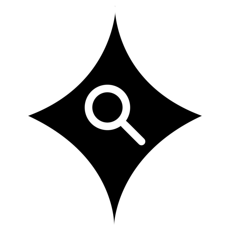 Suche Symbol Symbol. Prämie Qualität isoliert Lupe Element im modisch Stil. Prämie Suche Symbol vektor