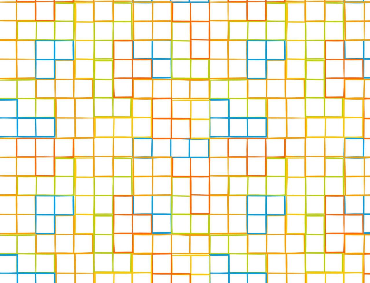 Tetris Muster auf ein Weiß Hintergrund. Muster Spiel, Design zum Papier und Textilien. vektor