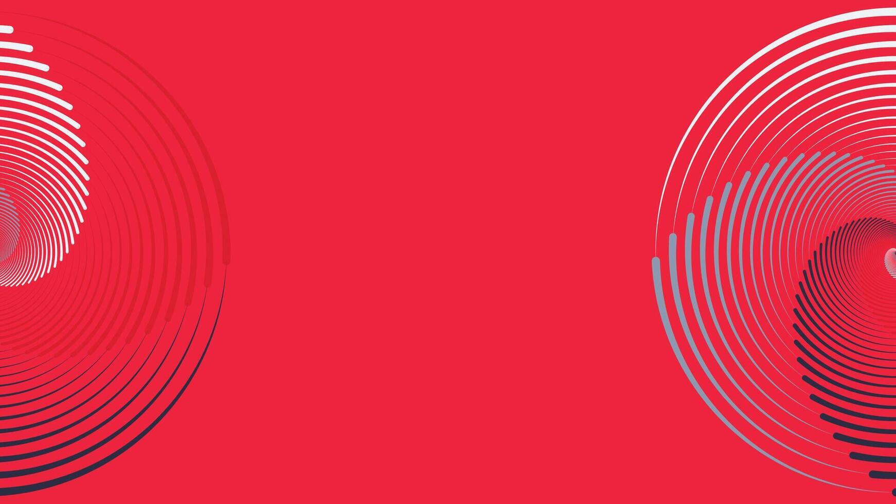 abstrakt runden Wirbel Stil Spinnen Dringlichkeit rot Farbe Kontrast Hintergrund. vektor