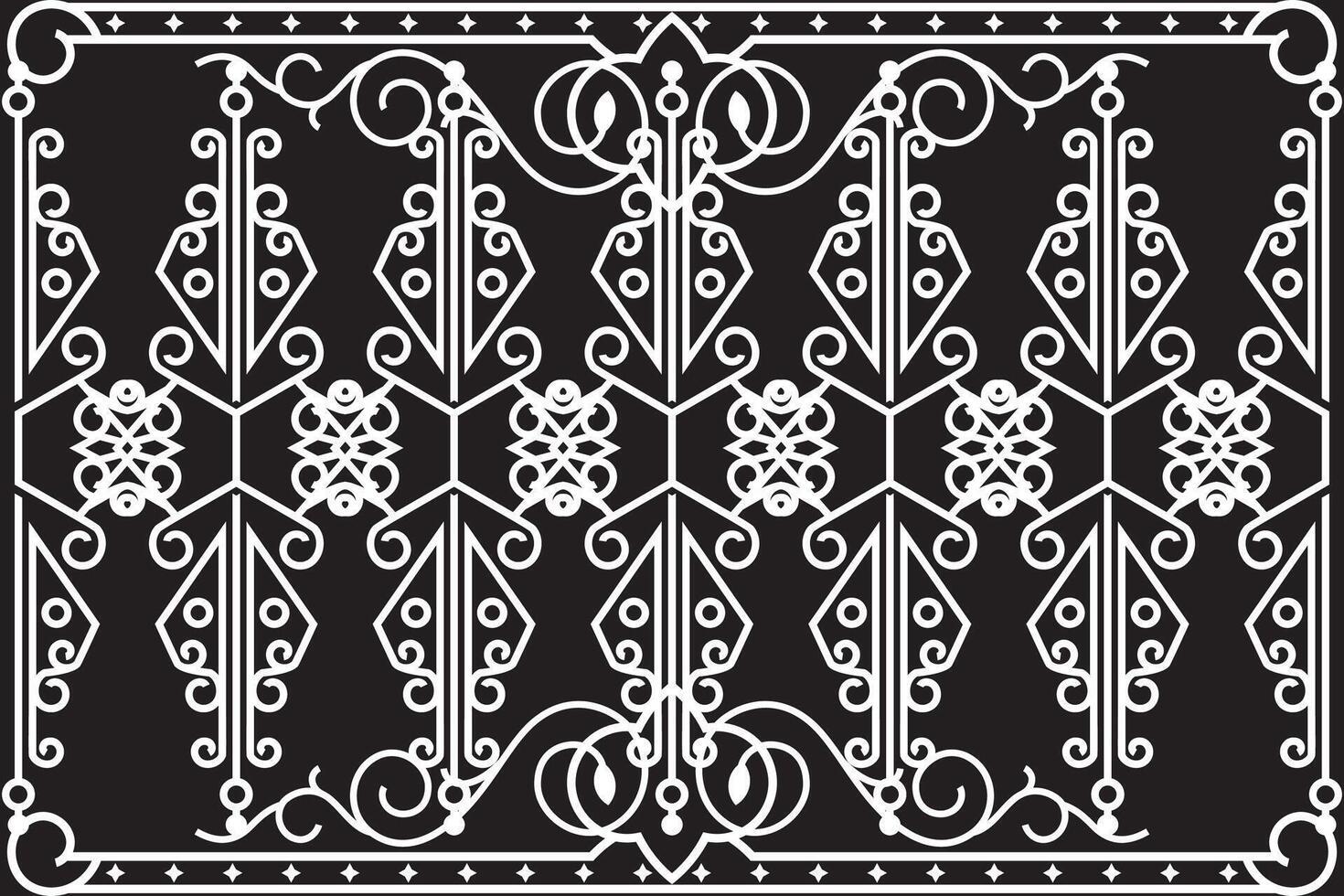 abstrakt geometrisch nahtlos Muster. schwarz und Weiß. modern stilvoll Textur. Hintergrund. Illustration. vektor