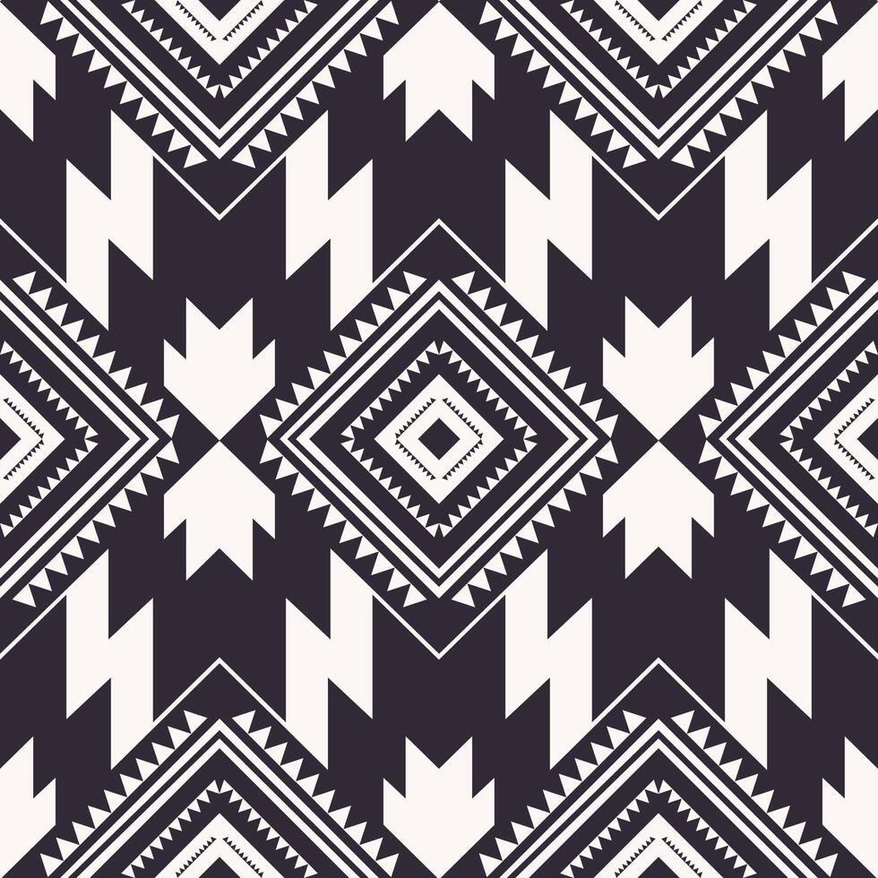 aztec sydväst svart och vit mönster. inföding amerikan sydvästlig geometrisk form sömlös mönster. sydväst geometrisk mönster använda sig av för textil, Hem dekoration element, klädsel, etc. vektor