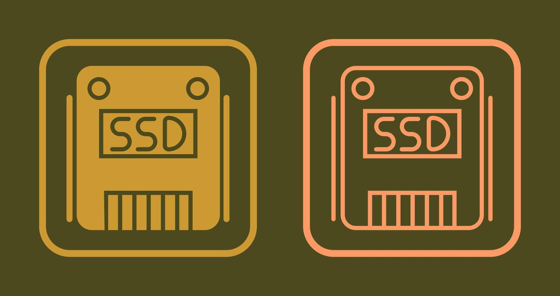 SSD-Icon-Design vektor