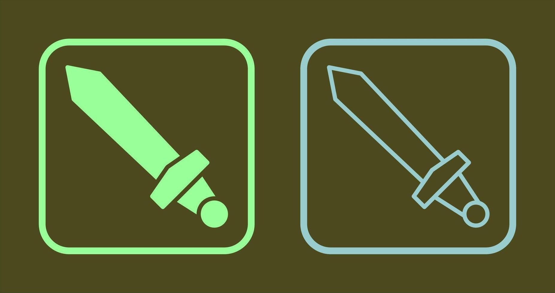 Schwert-Icon-Design vektor