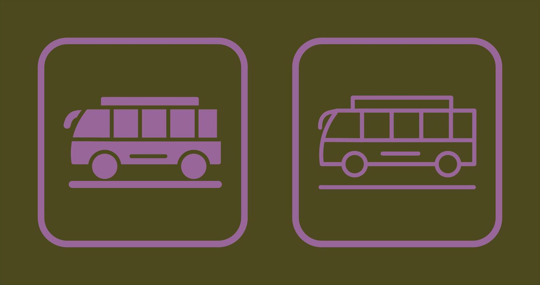 Bus-Icon-Design vektor