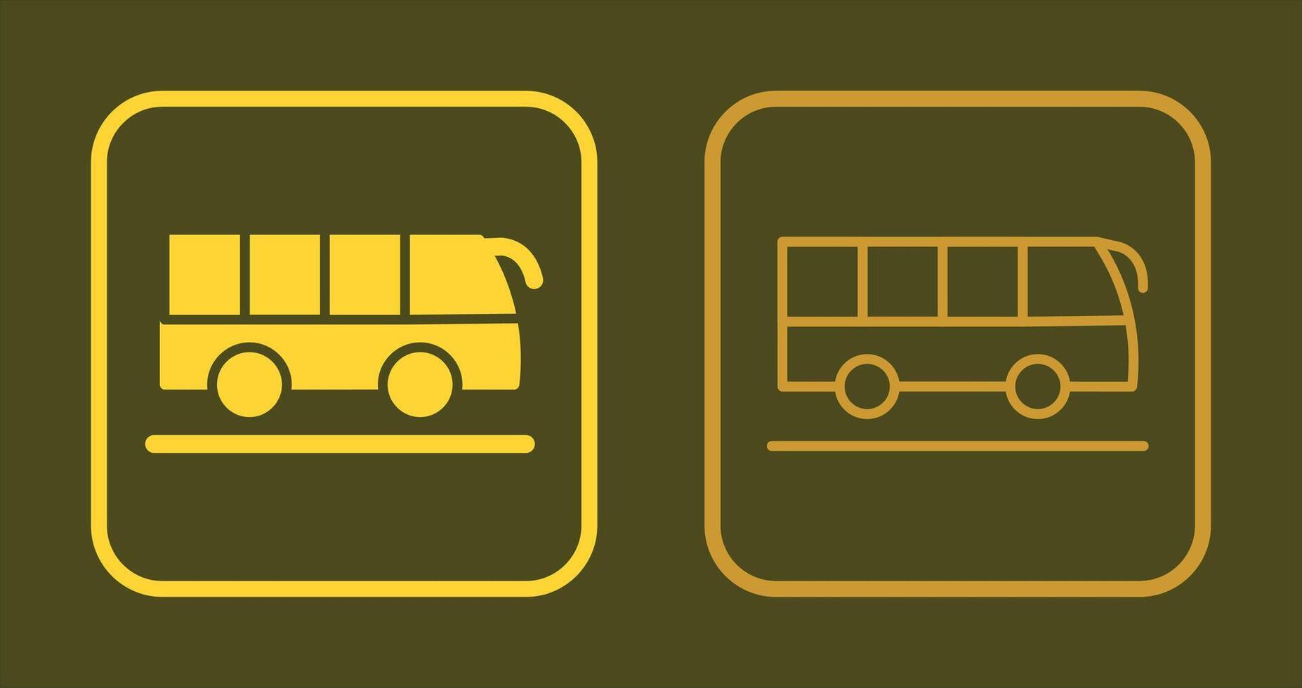 Bus-Icon-Design vektor