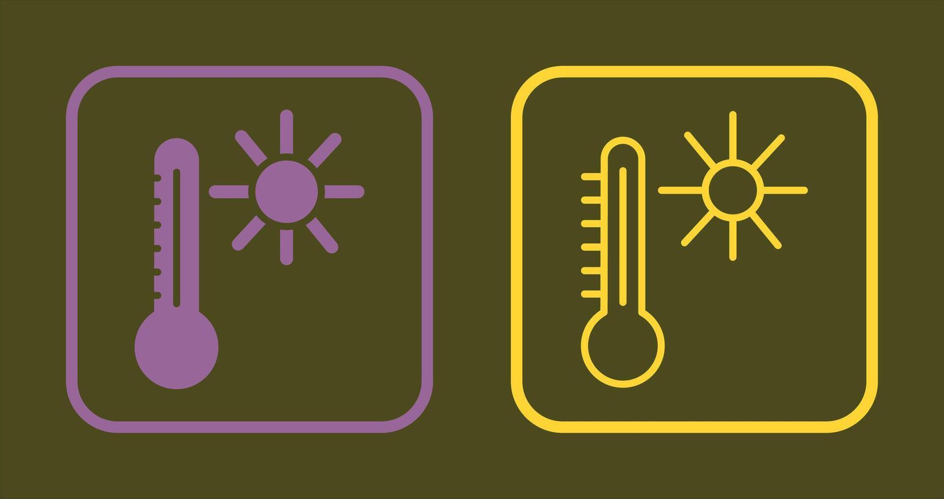 temperatur ikon design vektor