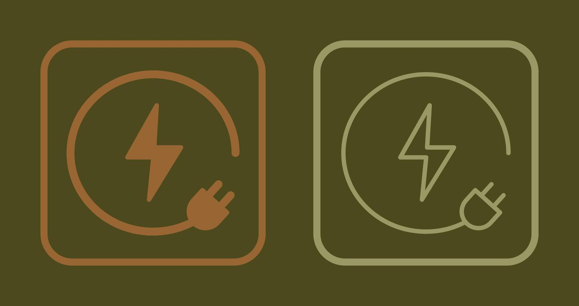 elektricitet ikon design vektor