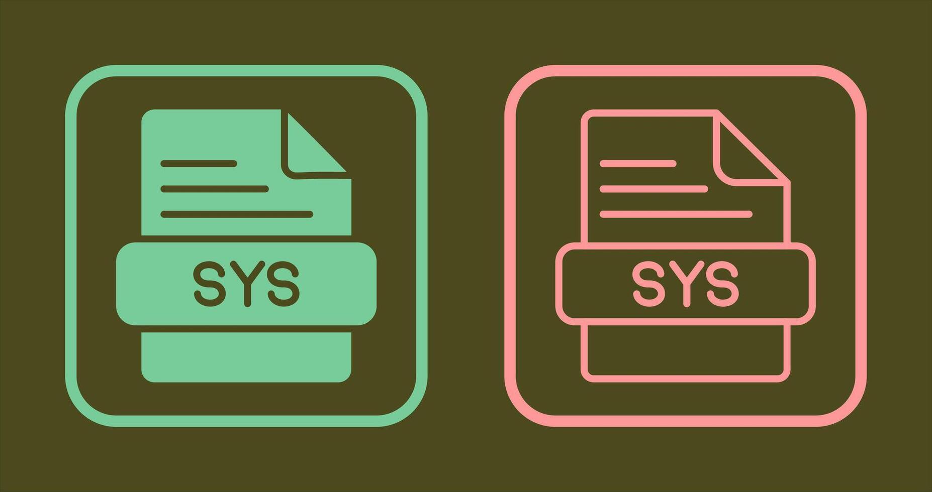 sys ikon design vektor