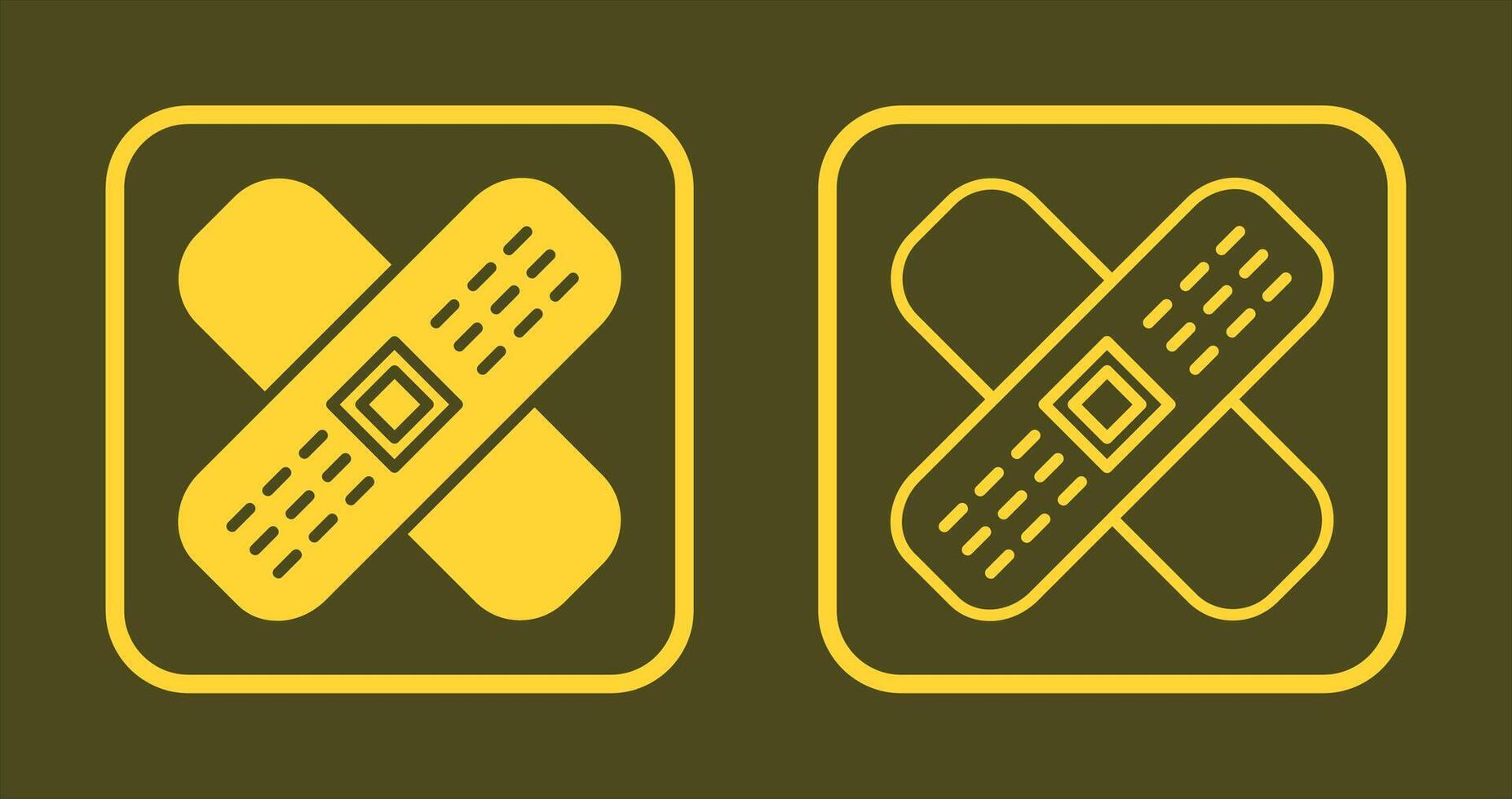 Bandage-Icon-Design vektor